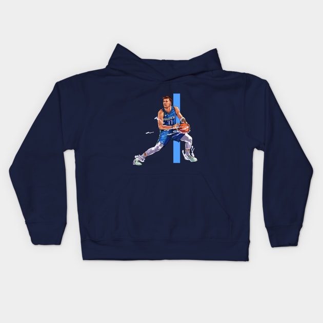 Luka Doncic Magic Kids Hoodie by Carlart1 🎨